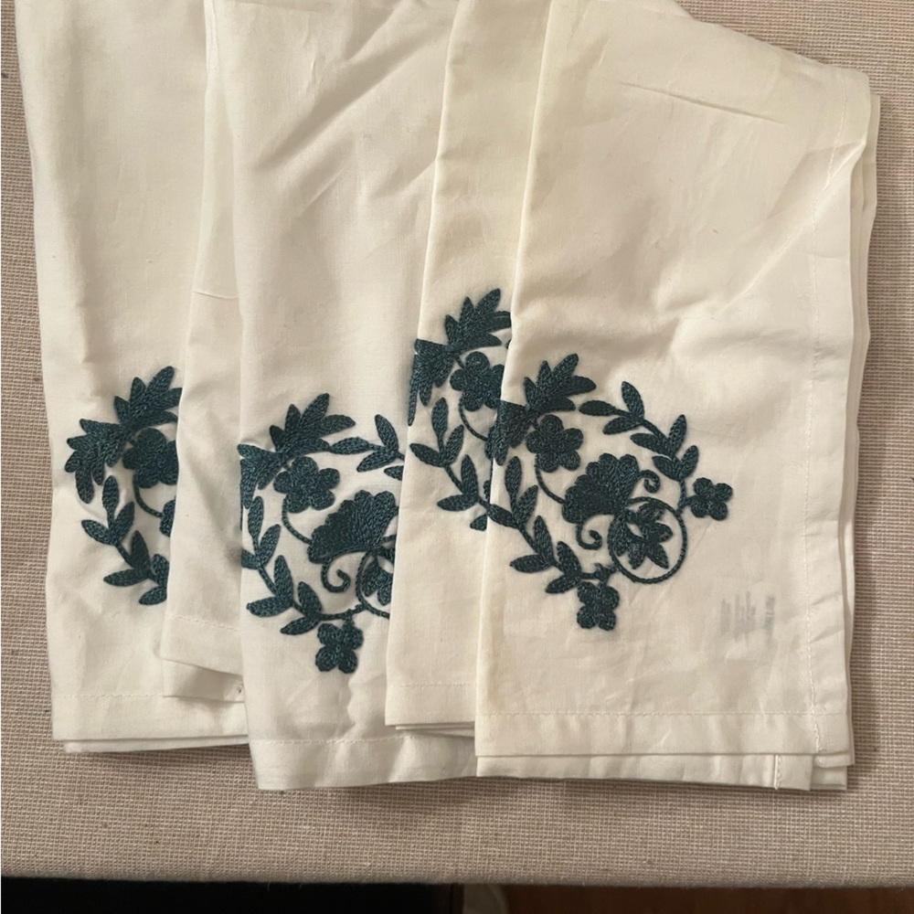 Embroidered napkins